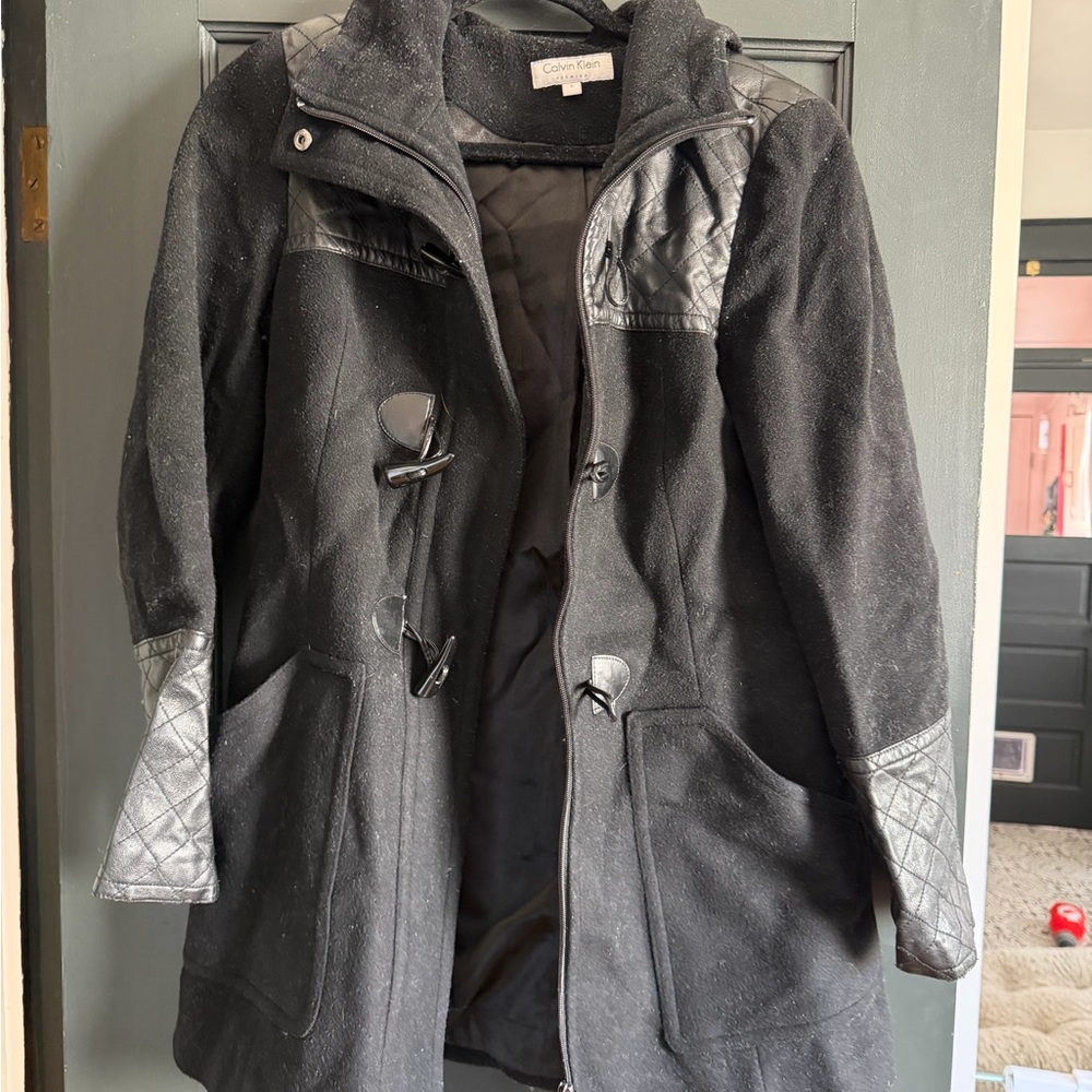 Calvin Klein Women's Black Peacoat